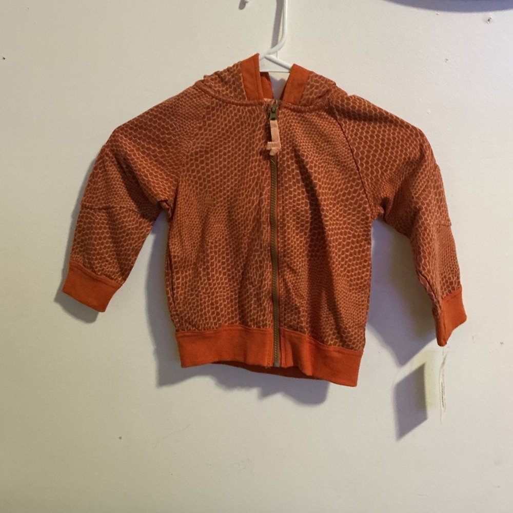 OshKosh B'gosh Textured Orange Hoodie